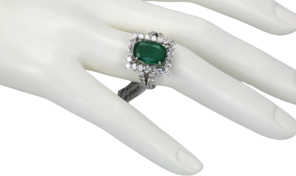 Emerald Diamond Ring