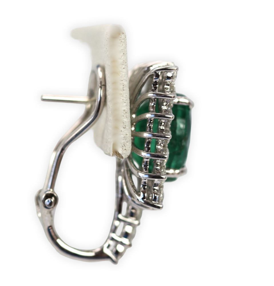 Emerald Diamond Earrings