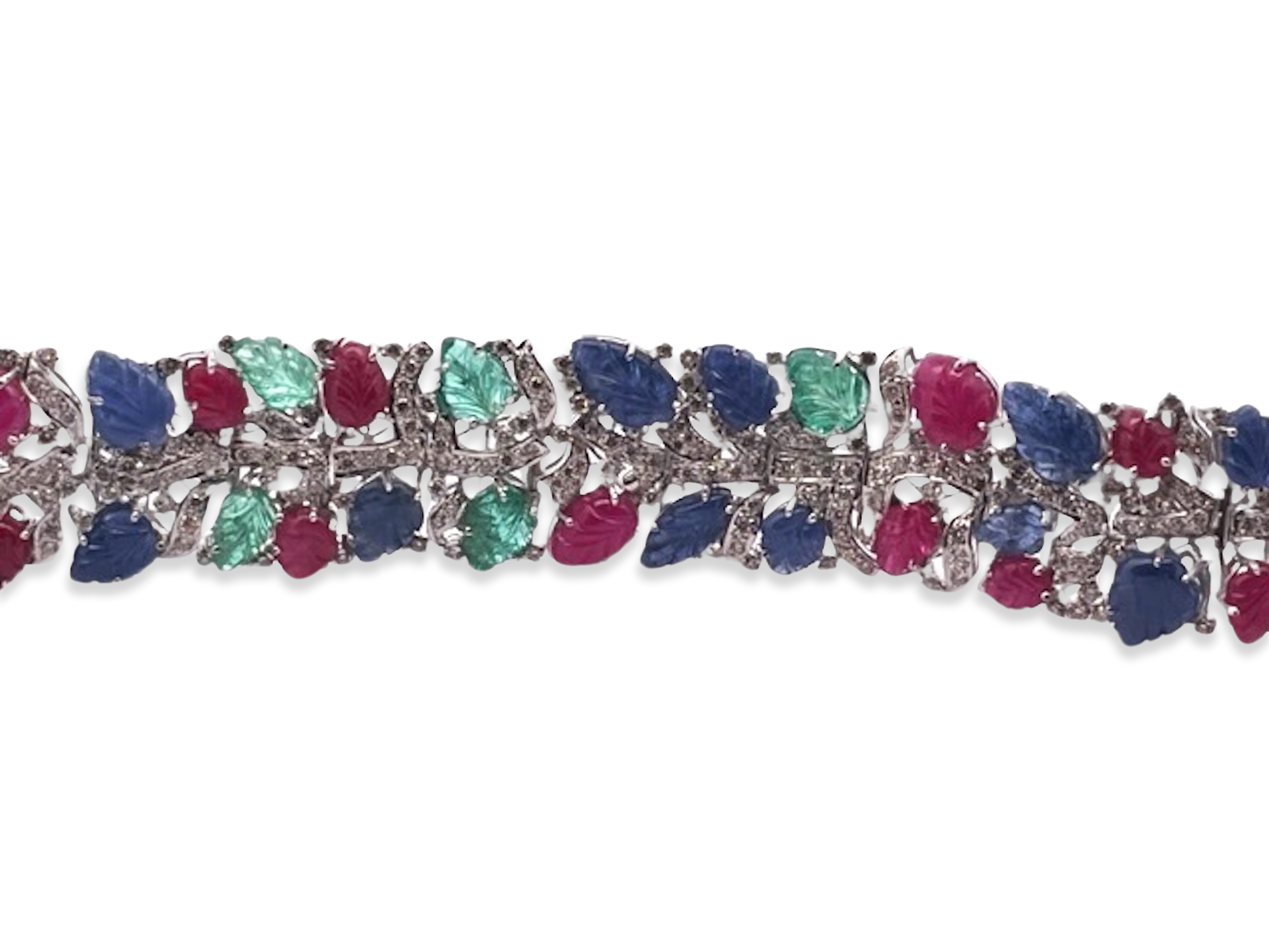 Tutti Frutti Bracelet 18K White Gold