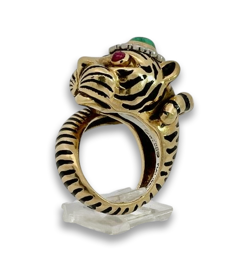 David Webb emerald tiger