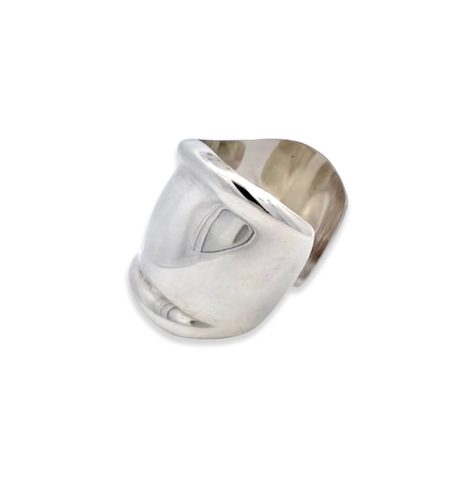 Sterling silver bone bracelet