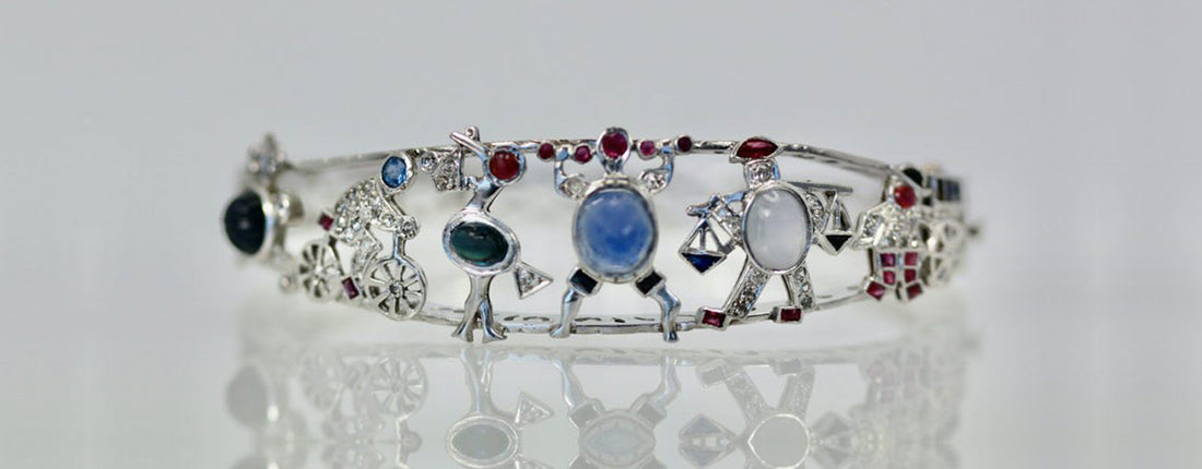 Art Deco sapphire bracelet