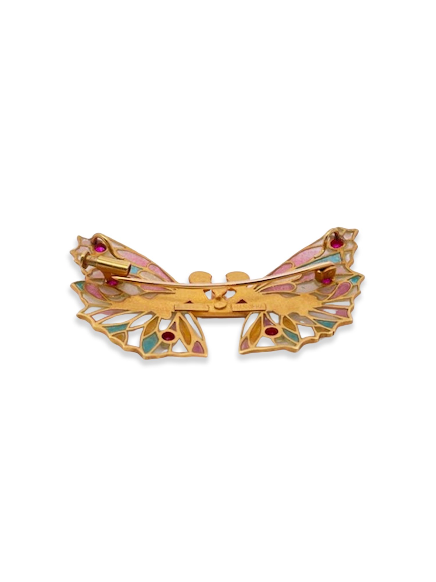Masiera Plique a jour Brooch Pendant necklace