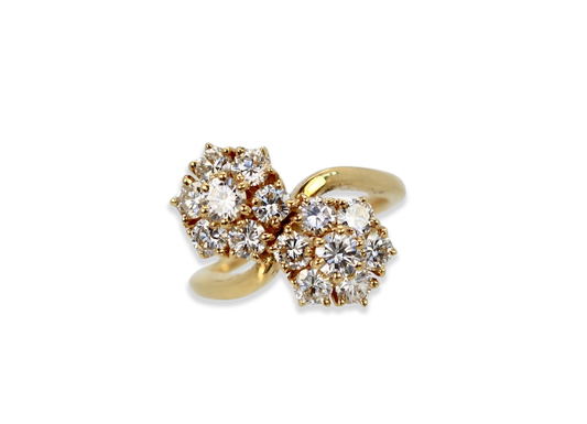 Van Cleef & Arpels Fleurette Double Flower Ring