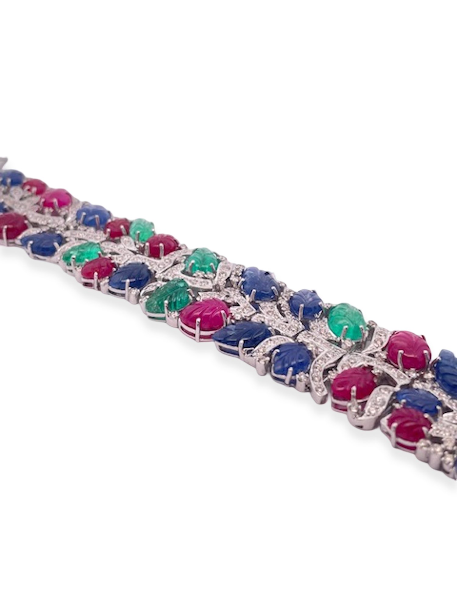 Tutti Frutti Bracelet 18K White Gold
