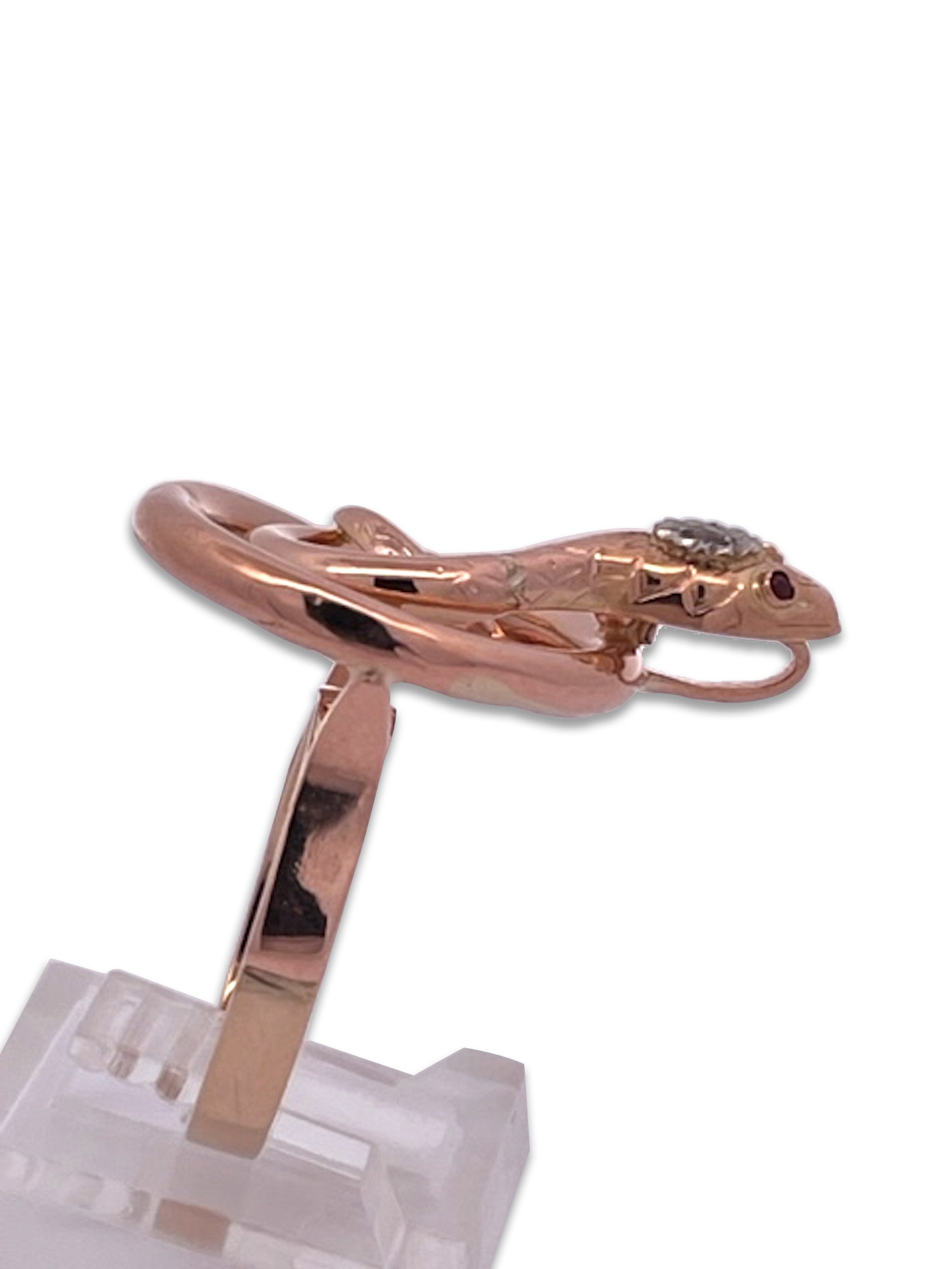 Everyday Snake Ring in 15K Gold