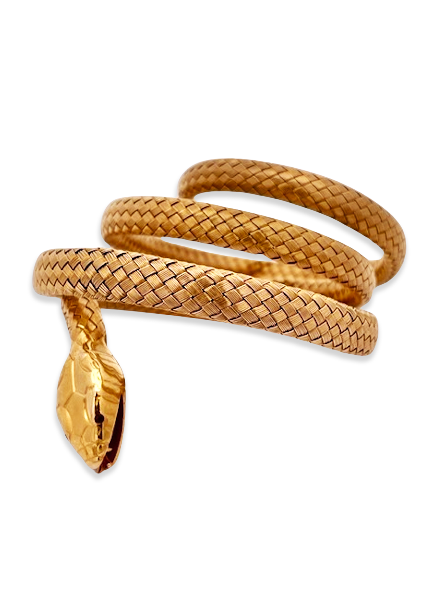 Vintage 14K snake bracelet