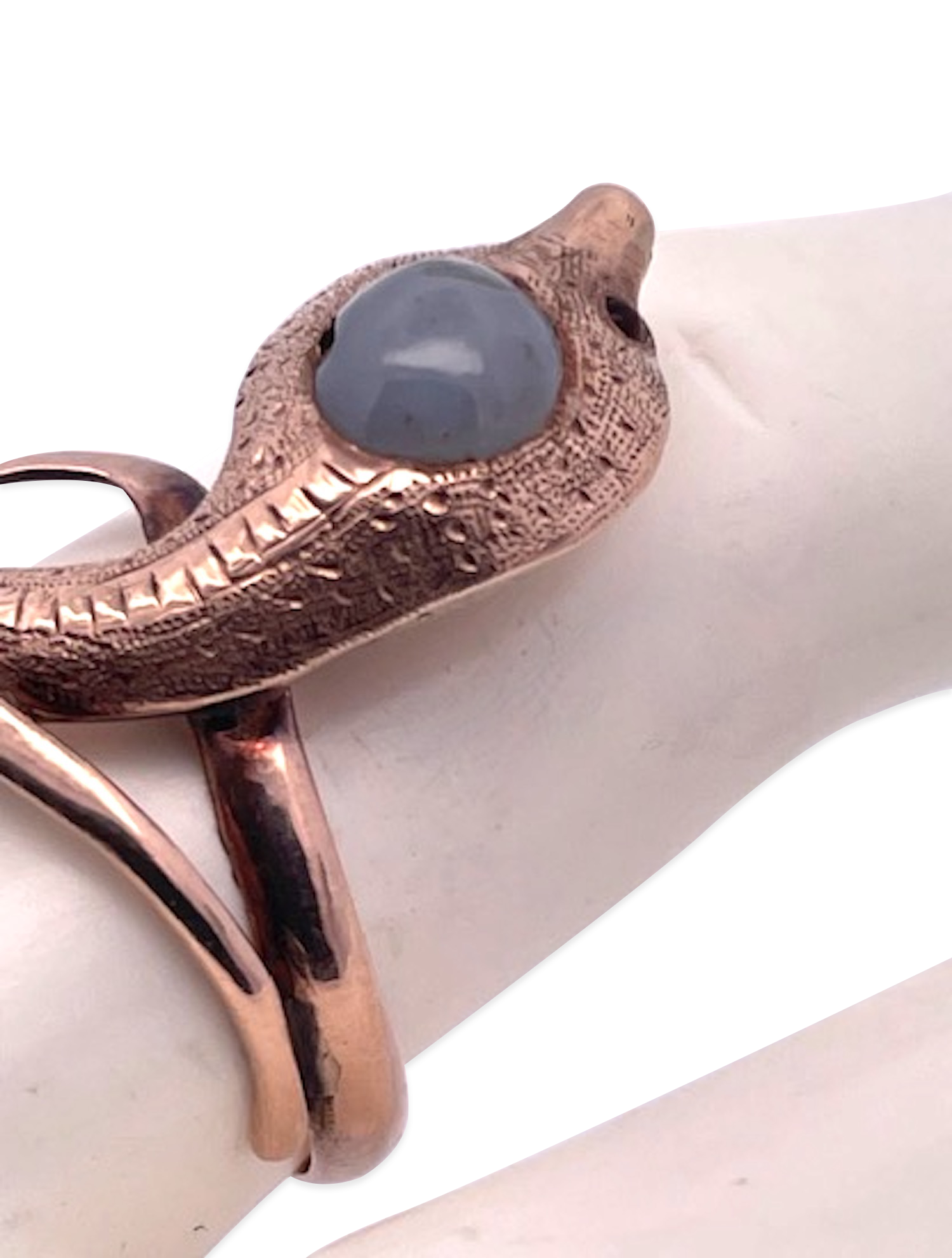 Antique gold snake ring, 1900s