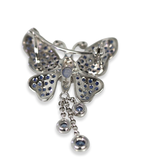 Vintage Gold Butterfly Brooch
