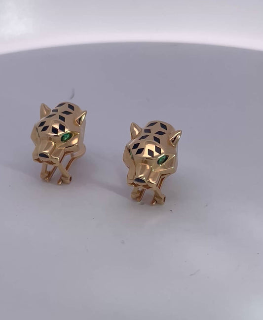 Cartier Spotted Panther Earrings