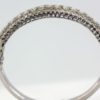 Diamond Bangle Bracelet With White Gold #2