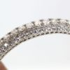 Diamond Bangle Bracelet With White Gold - section