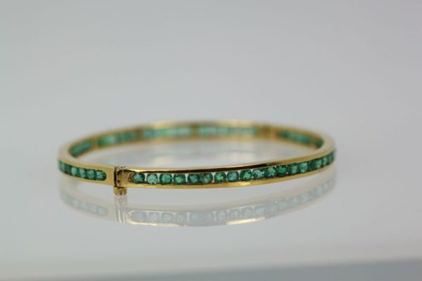 Emerald Bangle Bracelet #2