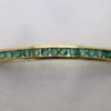 Emerald Bangle Bracelet -close up