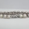 Estate Akoya Pearl Bracelet With Diamonds - entire