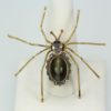 Retro Cat's Eye Chrysoberyl Spider Brooch - model