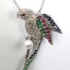 Edwardian Deco 18K Platinum Parrot #2