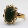 Vintage Jade Ring Circa 1960'S - right angle