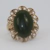 Vintage Jade Ring Circa 1960'S - detail
