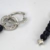 Sapphire Bead & Diamond Dangle Earrings - set