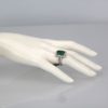 Emerald Diamond Ring - model wide