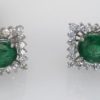 Emerald Diamond Earrings - set