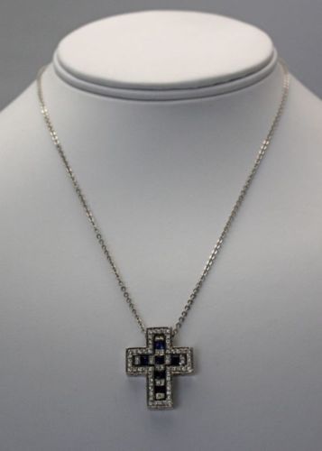 Sapphire Diamond Interchangeable Cross – model