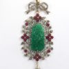 Antique Carved Chrysoprase Pendant hero 2