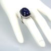 Tanzanite Cabochon High Dome Ladies Ring - model