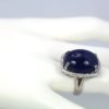 Tanzanite Cabochon High Dome Ladies Ring - model 2