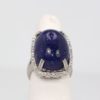 Tanzanite Cabochon High Dome Ladies Ring