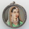 Persian/Indian Hand Painted Portrait Pendant