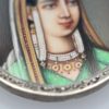 Persian/Indian Hand Painted Portrait Pendant - partial
