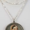 Persian/Indian Hand Painted Portrait Pendant - on chain model