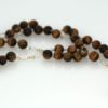 Tigers Eye Necklace 14K Beaded Chain - entire #3