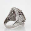 Ruby & Diamond Ring 18k White Gold - inside