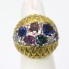 David Webb Fancy Sapphire Bombe Ring - model