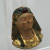 Huge Egyptian Revival Pharaoh Brooch 18K #2