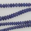 Blue Tanzanite Cabochon Beaded Necklace strands