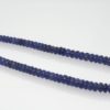 Blue Tanzanite Cabochon Beaded Necklace angle
