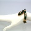 Enamel Snake Bangle Bracelet With Yellow Gold & Diamonds model