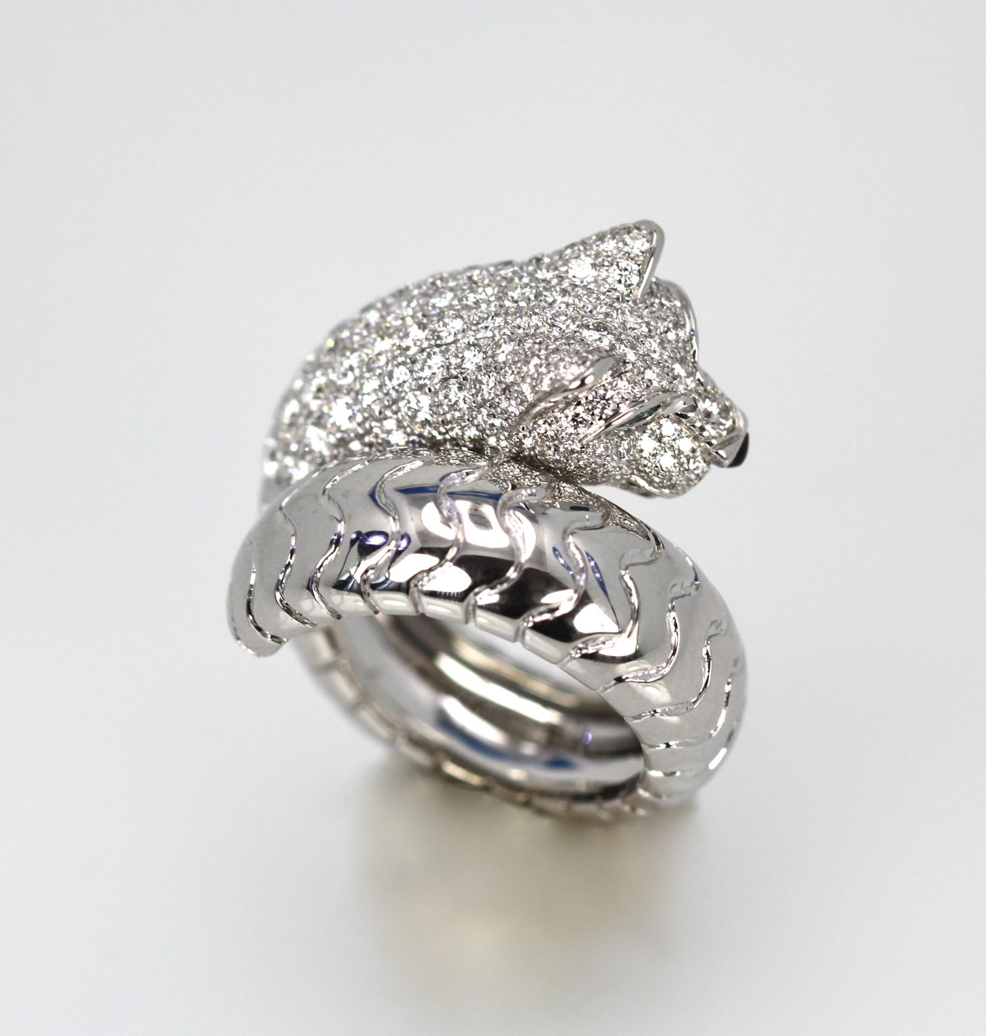 Cartier Panther Diamond Ring – top