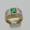 David Webb Emerald Diamond Ring hero