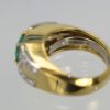 David Webb Emerald Diamond Ring inside