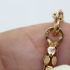 Retro 18K Yellow Gold Garnet Eyed Coiled Snake Serpent Necklace 1940'S clasp
