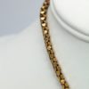 Retro 18K Yellow Gold Garnet Eyed Coiled Snake Serpent Necklace 1940'S neck