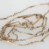 Vintage 14k Gold Necklace Diamonds