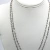 Diamond Platinum Eternity Necklace 40″ Long 7.05 Carats F & VS length