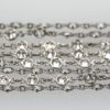 Diamond Platinum Eternity Necklace 40″ Long 7.05 Carats F & VS strands