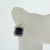 Amethyst Diamond Earrings 10 Carats model